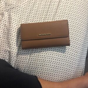 Michael Kors Tan Leather Wallet